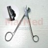 Emasculator curved with scissors grip, 20 cm, 1 pc