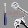 Bending lever acc. to Spies, for plates 2,3 mm - 4,0 mm, length 220 mm, 1 pc., Aesculap VC068R