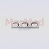 Bone-plate 3 DC-holes for 3,5 mm cortical screws and 4,0 mm cancellous screws, lenght 37 mm, thickness 3,4 mm, width 10 mm, 1