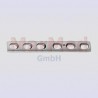 Bone-plate 6 DC-holes for 3,5 mm cortical screws and 4,0 mm cancellous screws, lenght 73 mm, thickness 3,4 mm, width 10 mm, 1