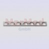 Bone-plate 7 DC-holes for 3,5 mm cortical screws and 4,0 mm cancellous screws, lenght 85 mm, thickness 3,4 mm, width 10 mm, 1