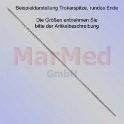 Kirschnerův drát s trokarovým hrotem, oblá koncovka, délka 70 mm, ? 0,8 mm, 10 ks