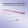 Vrták s osazením AO, ? 1,1 mm, délka 60 mm