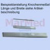 Knochenmeißel Mini-Lambotte, Länge 12,5 cm, Breite 8 mm