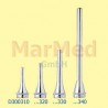 Heine closed metal speculum ? 7 x 90 mm, for use with the slit illumination head