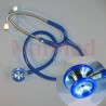 Stethoscope, top quality, head diameter approx. 38 mm (children), double-head chestpiece made of stainless steel
