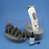 Rechargeable battery operated hair trimmer Aesculap Vega (GT410), incl. charging tray, 5 clip-on combs, oil and cleaning brush,