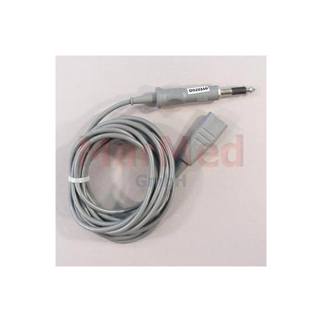 Kabel pro neutrální elektrodu gumovou D020350, kompatibilní s MC 80/HBS 80, délka 5 m
