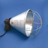 Infrared heat lamp with energy saving switch, power cable with plug, without lamp, incl. 5 m chain (for hanging)