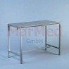 Vet.treatment table, model MarMed Height approx. 84 cm, top 120 x 57,5 cm frame made of S/steel, with drain channel und drain