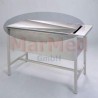 Table top treatment attachment for multipurpose table (S/Steel top with drainage channel)