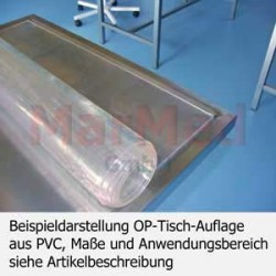 Potah z PVC na operační a ošetřovací stůl, 124,5 x 54,5 cm