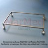 Base frame for animal cage model 3 with hight adjustable feet, 120 x 71,5 cm