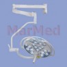OP-Leuchte Dr. Mach LED 2SC, wall mount model, 100.000 Lux/1 m,colour temperature: 4.500 K, 21 LEDs, light intensity at the