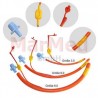 Tracheal tube with cuff size 9,5 incl. norm connector, red rubber