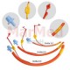 Tracheal tube with cuff size 11,0 incl. norm connector, red rubber