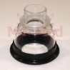Narkosemaske aus PVC, Gr.3, für große Katzen, ? 64 mm, Offnung ? 35 mm, Länge 60 mm, Konnektor ? 27 mm