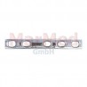 Bone plate for 4,5 mm corticalis screws, 5 holes, width 12 mm, length 87 mm, thickness 3,8 mm, DC-holes