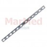 Bone plate for 4,5 mm corticalis screws, 12 holes, width 12 mm, length 199 mm, thickness 3,8 mm, DC-holes