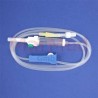 I.V. administration set Soluflo-G, DISPOMED, Luer-Lock fitting, 20 pcs. tubing 150 cm, with particle filter, for gravity