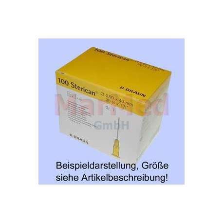 Kanyla STERICAN B.Braun, velikost 17, 0,55 x 25 mm (G24), fialová, 10 x 100 kusů