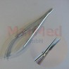 Needle holder Castroviejo, 14 cm, straight, with catch