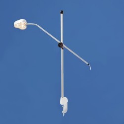 Malá vyšetřovací lampa Dr. Mach LED 110, se svorkama pro upevnění ke stolu