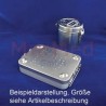 Sterilizing container for Melatronic 23, 16 x 13,5 cm (? x H), swab/compress box, filter in cover and bottom, ss