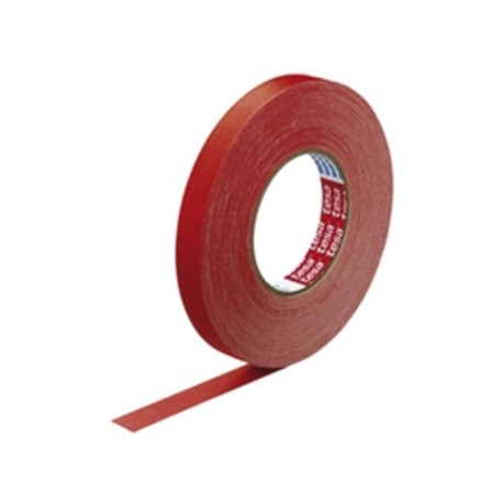 Náplast TESA Original 4651, textilní, červená barva, role 19 mm x 25 m - 1 ks