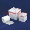 Nobahaft-crepp, 4 m x 10 cm, white, 1 pc, cohesive, elastic fixation bandage, curled structure, 45 % viscose, 55 %