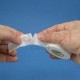 Lohmann & Rauscher Silkafix, artificial silk adhesive tape, 1,25 cm x 9,2 m, 24 pcs., white, water and dirt repellent,