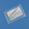 Surgical needle with spring eye, straight, size 1, (45 mm), 12 pcs, round body, stainless steel
