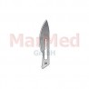 Scalpel blades fig. 24, sterile, 100 pcs (for handle fig. 4)