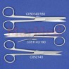 Surgical scissors standard, straight, sharp/blunt, 16,5 cm, 1 pc
